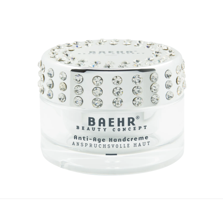 Омолоджуючий антивіковий крем для рук з екстрактом гранату та аргановим маслом, баночка зі стразами Swarovski 50 мл