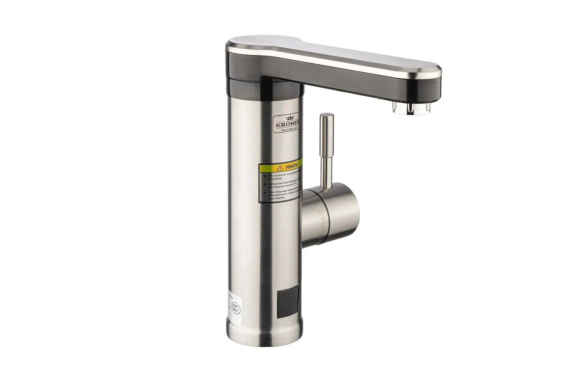 Проточний водонагрівач Kroner KRP Volt ESG089 з дисплеєм (3 кВт)