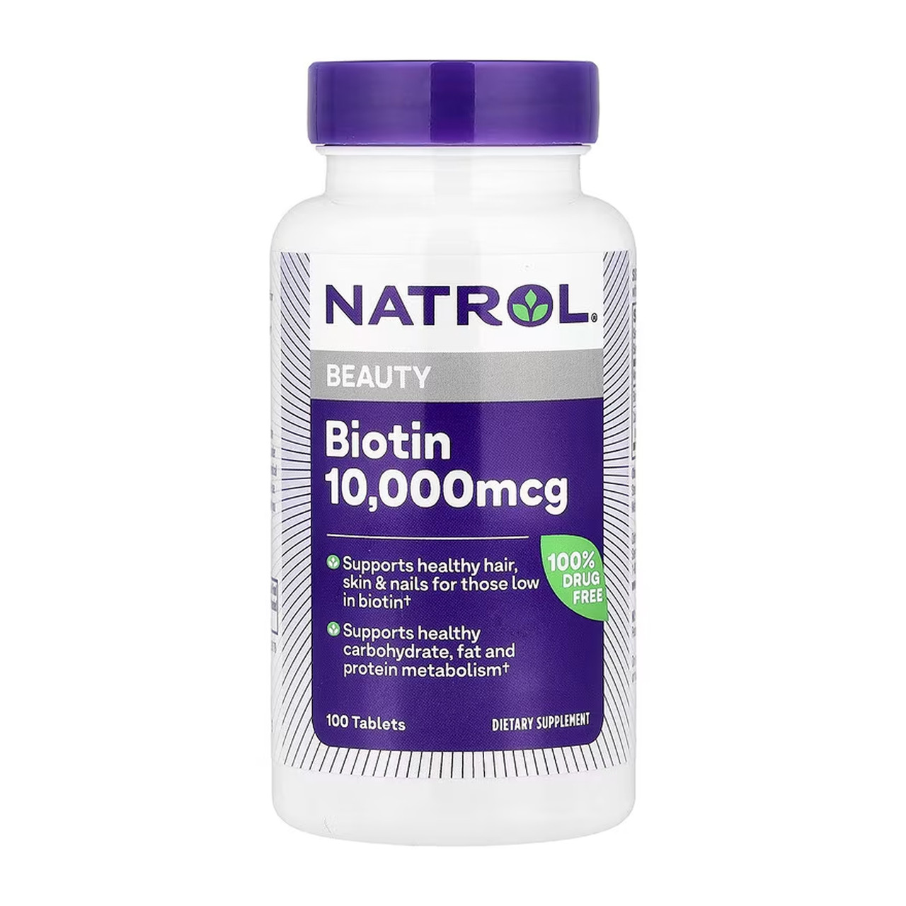 Biotin 10,000mcg - 100 tabs