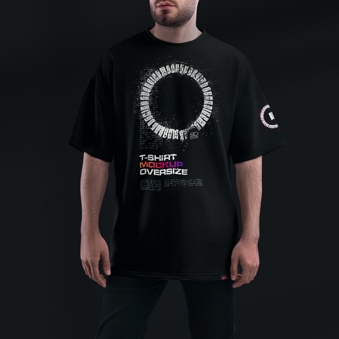 5 Mockups Oversize T-shirt
