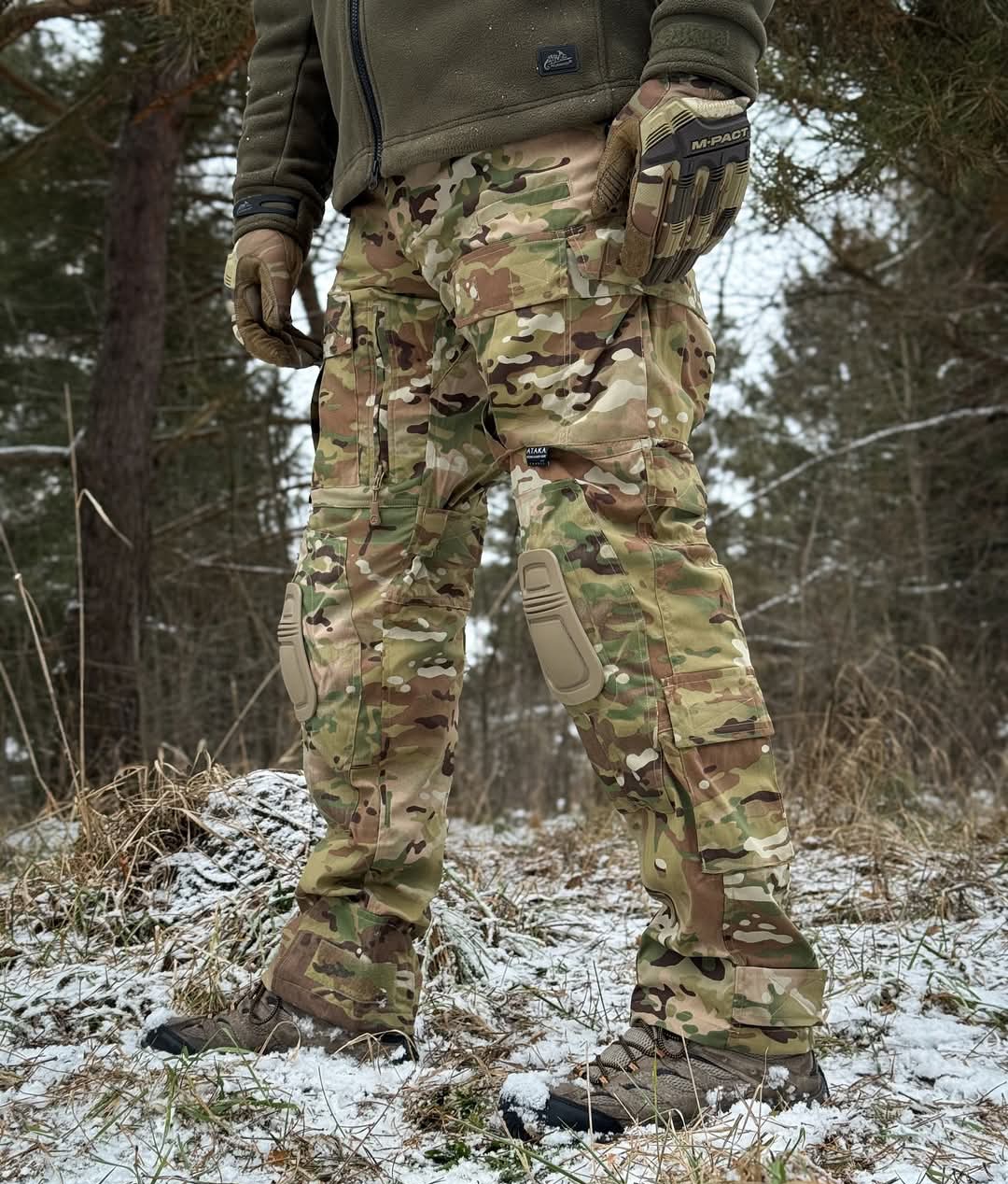 Демісезонні бойові софт-шелл штани "S.W.R.S. LEVEL 5 TARGET GEN.III SOFT-SHELL COMBAT PANTS MULTICAM USA" від українського бренду "A.T.A.K.A".