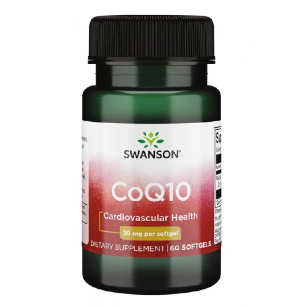 Коензим Q10, CoQ10 30mg - 60caps