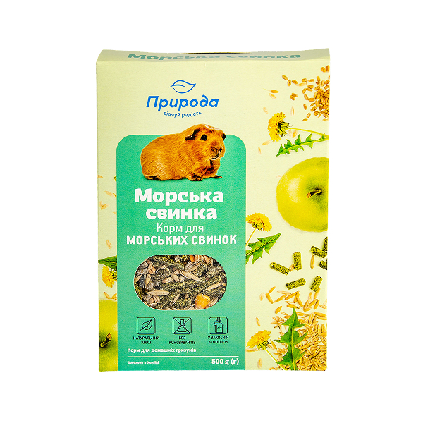 Корм Природа Морська свинка в асортименті 500г