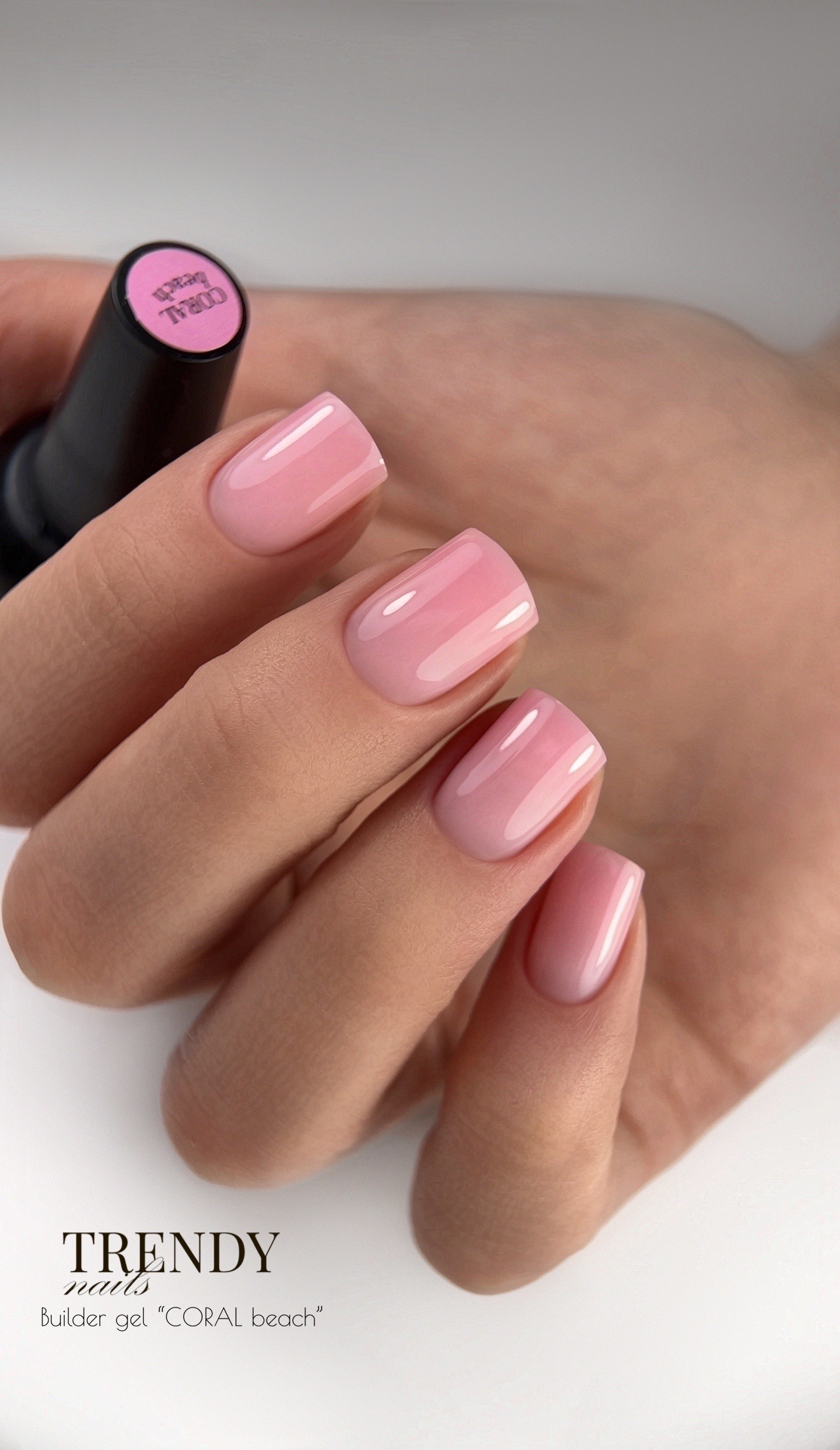 Builder gel "CORAL Beach" HEMA/TPO free 10 ml