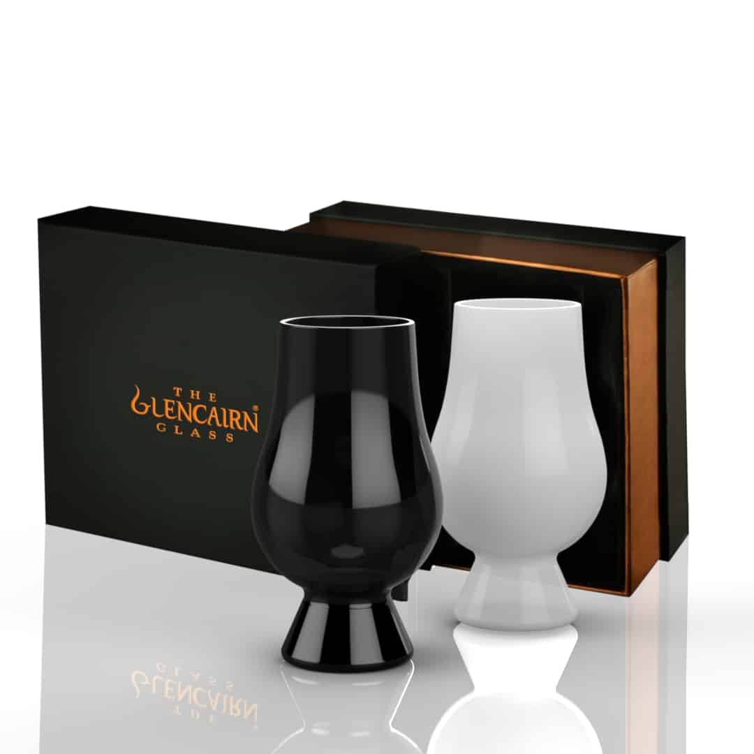 Набір келихів Glencairn Glass Black & White у презентаційній коробці, 2 келихи, чорний та білий