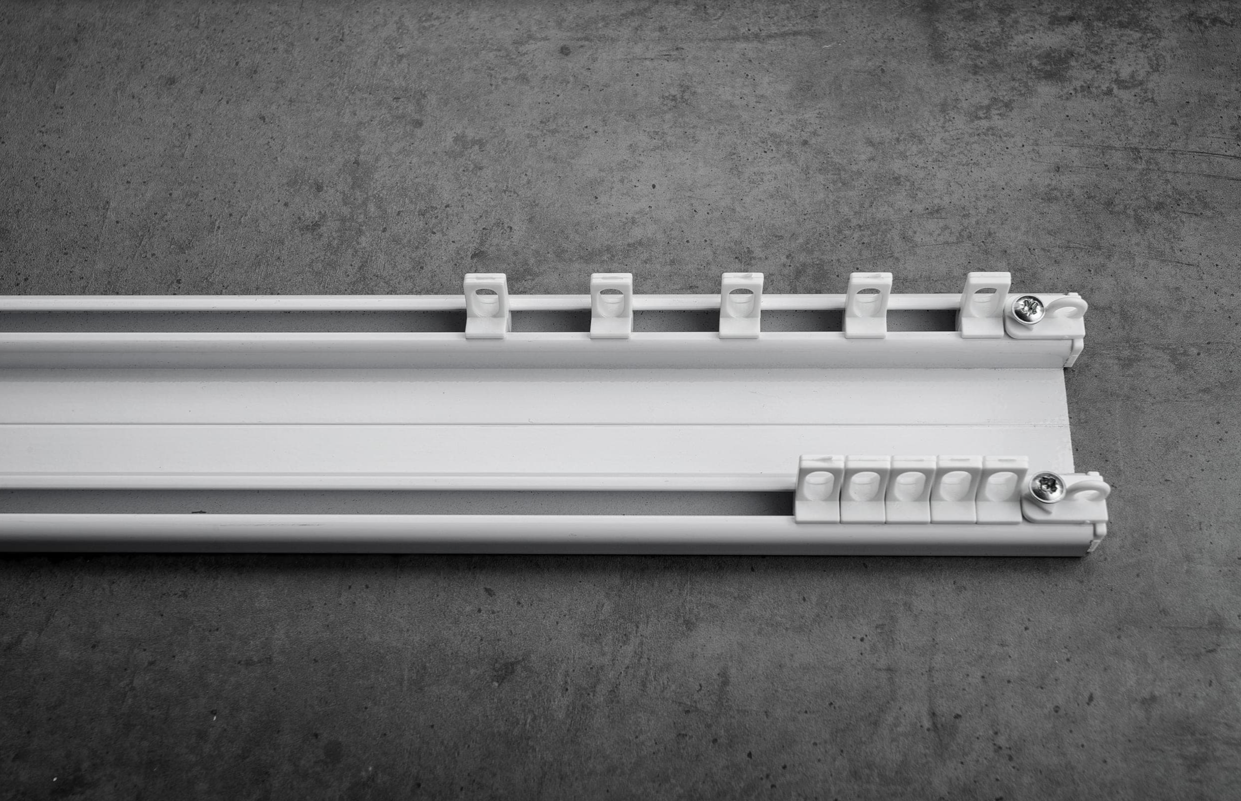 Карниз стельовий, двійний, алюміній