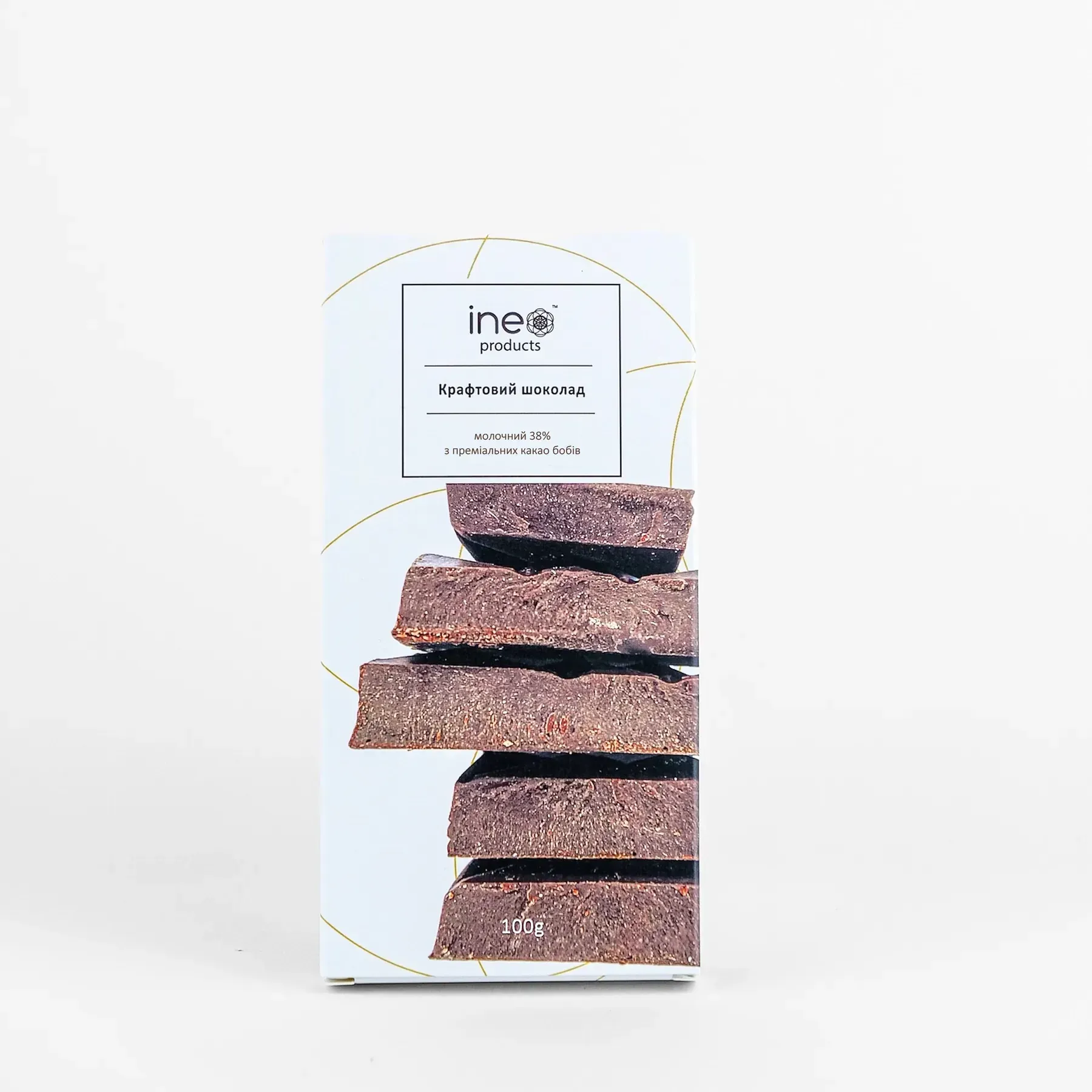 Молочний шоколад 38% - Ineo, 100 г