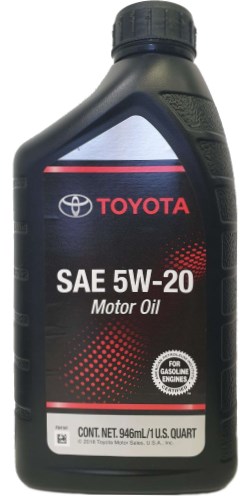 Моторна олива 5W20 TOYOTA Motor Oil SM, 1qt.