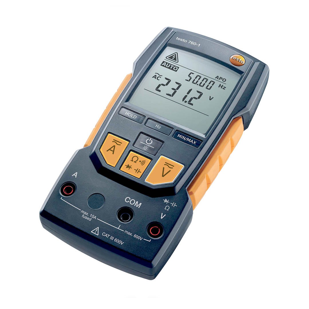 testo 760-1 – цифровий мультиметр, тестер напруги та струму до 600 В / 10 А