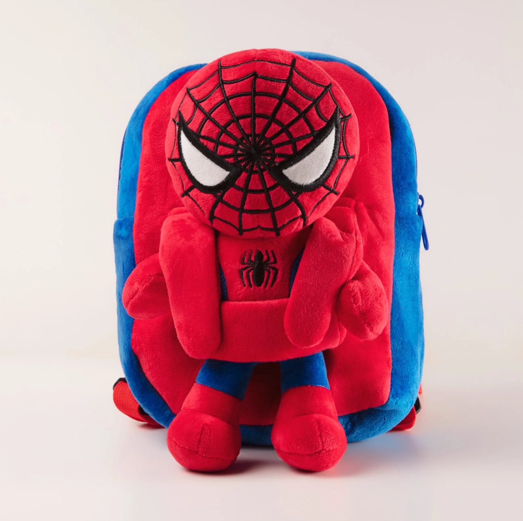 Дитячий рюкзак Spiderman зі знімною іграшкою (червоний)