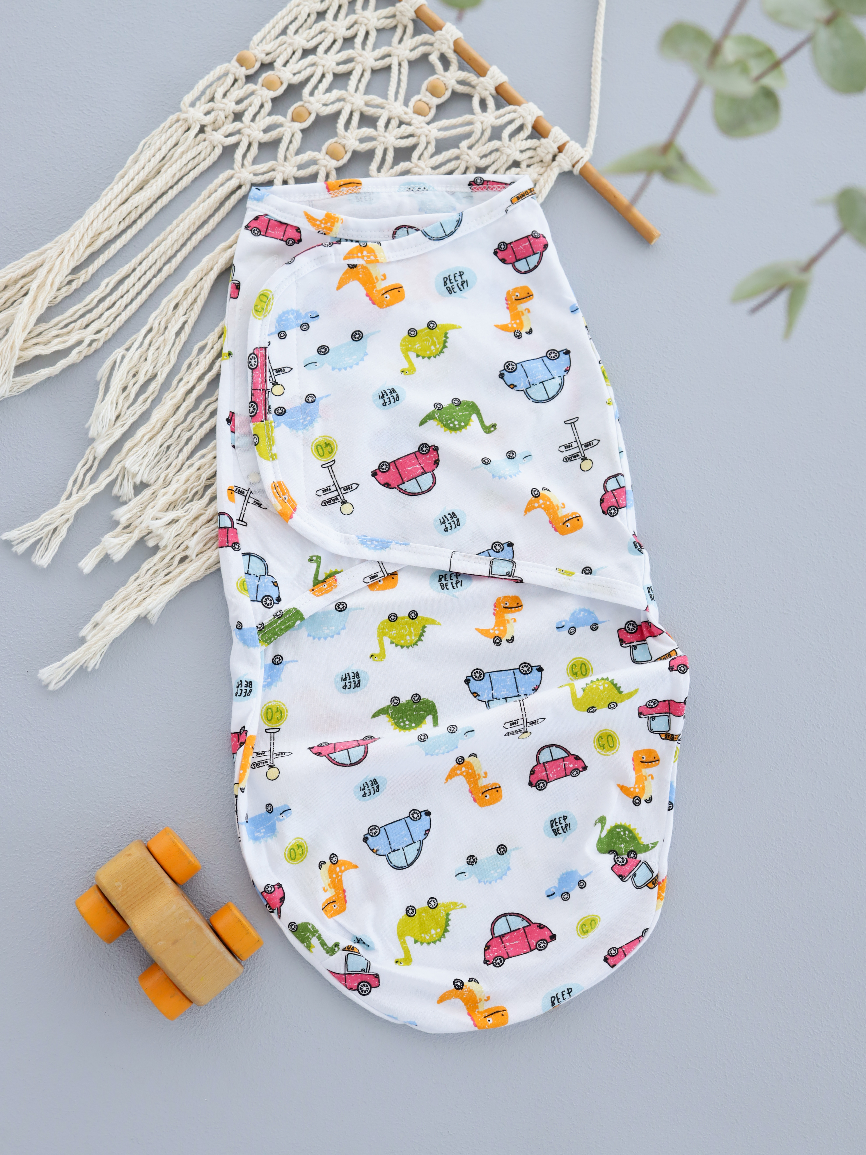 Пелюшка-кокон на липучці для новонароджених малюків