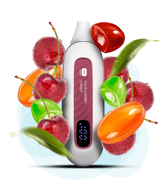 FLONQ MAX SMART 12000 Sour Cherry Candy ( Вишня Кислі Цукерки )