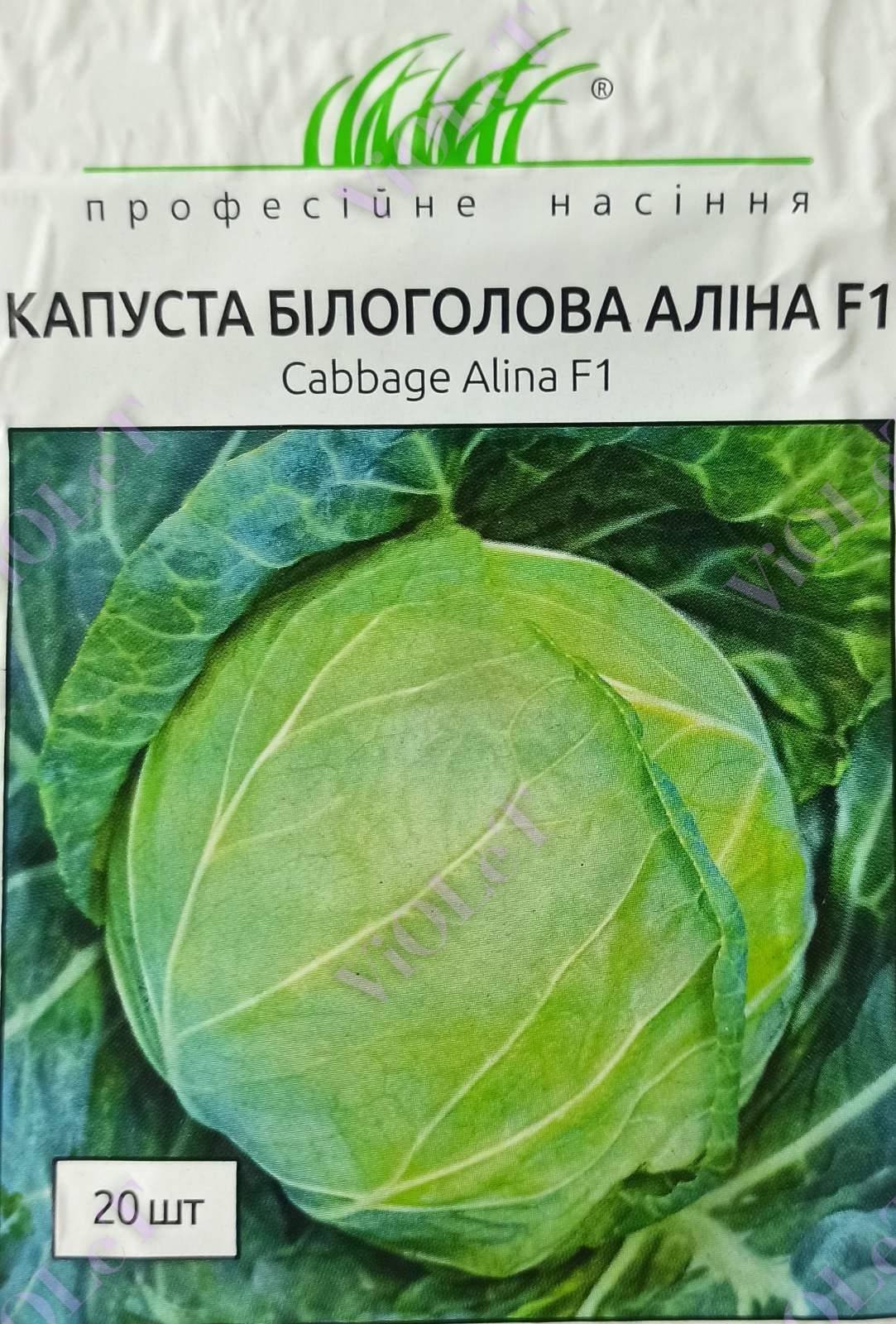 Капуста білоголова Аліна F1, 20 шт. НОНГ ВУ БІО ЛТД Корея