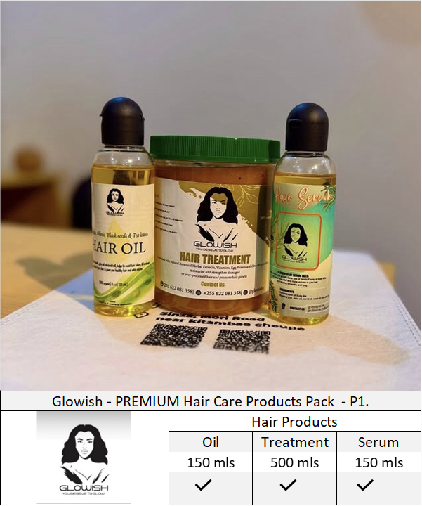 glowish - PREMIUM Hair Care Products Pack.