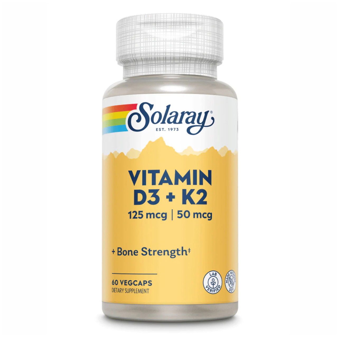 Вітамін Д3 з К2 , Vitamin D-3 & K-2 - 60 vcaps