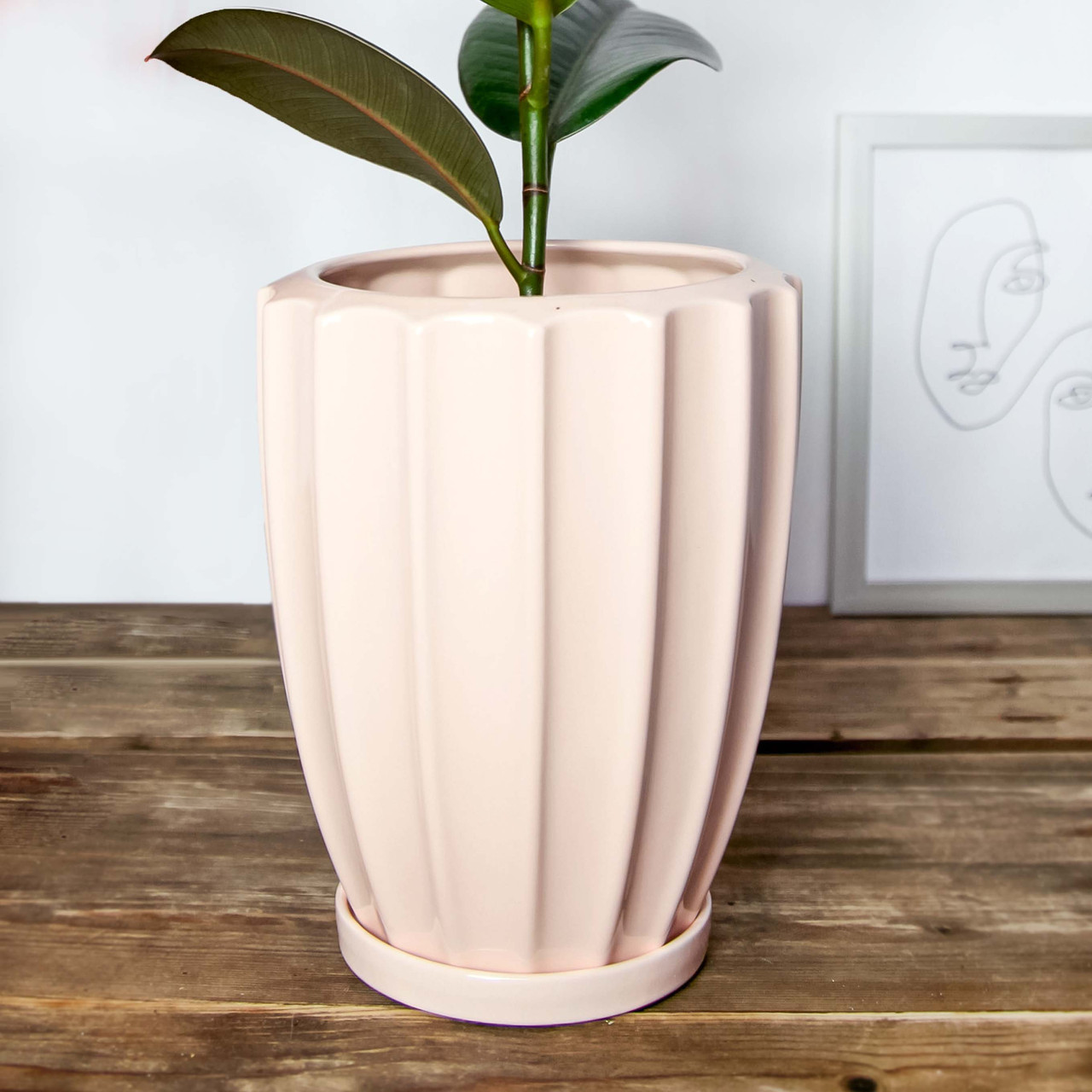 Горщик Косарик 1,65 л Персиковий p279