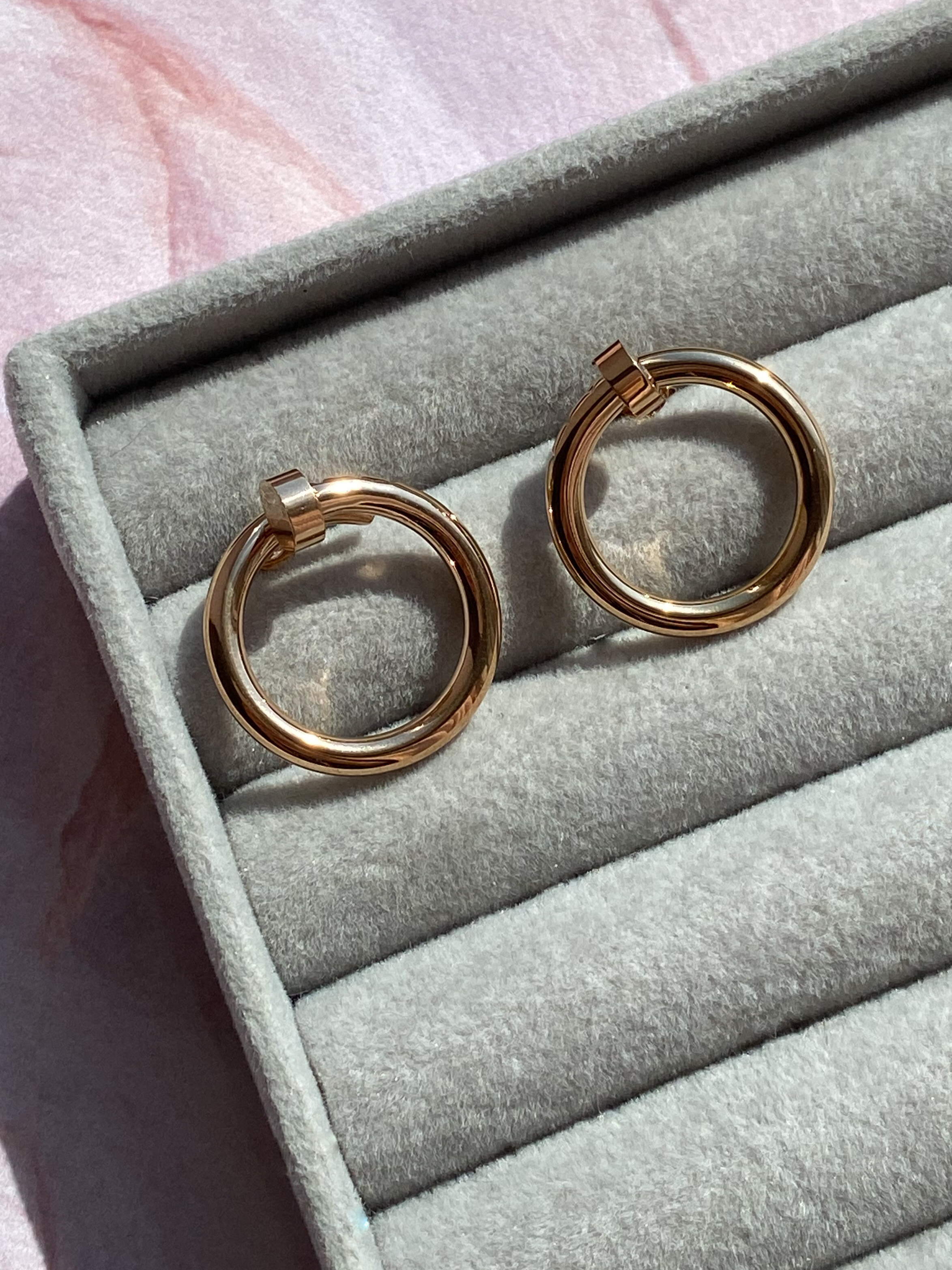 Сережки-пусети Цвях