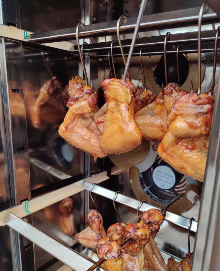 Пересувні полки на коптильню Макс 2.0 комплект