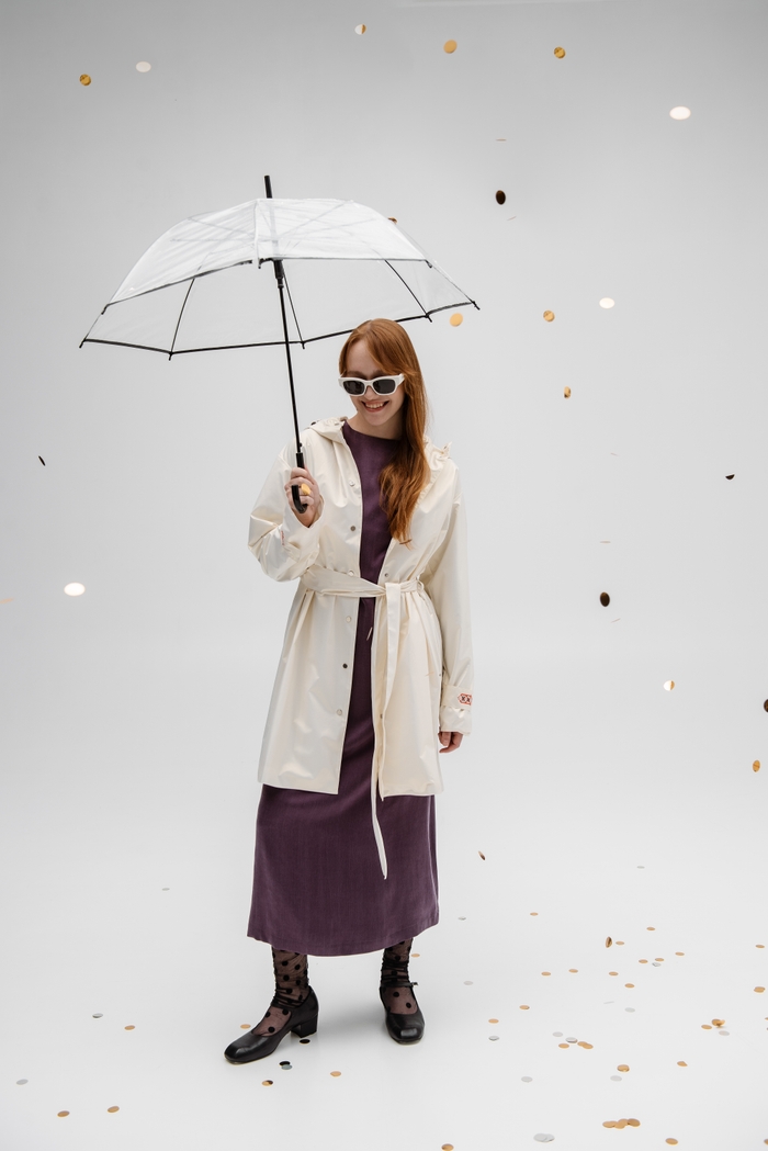 Raincoat White Mini Summer Collection