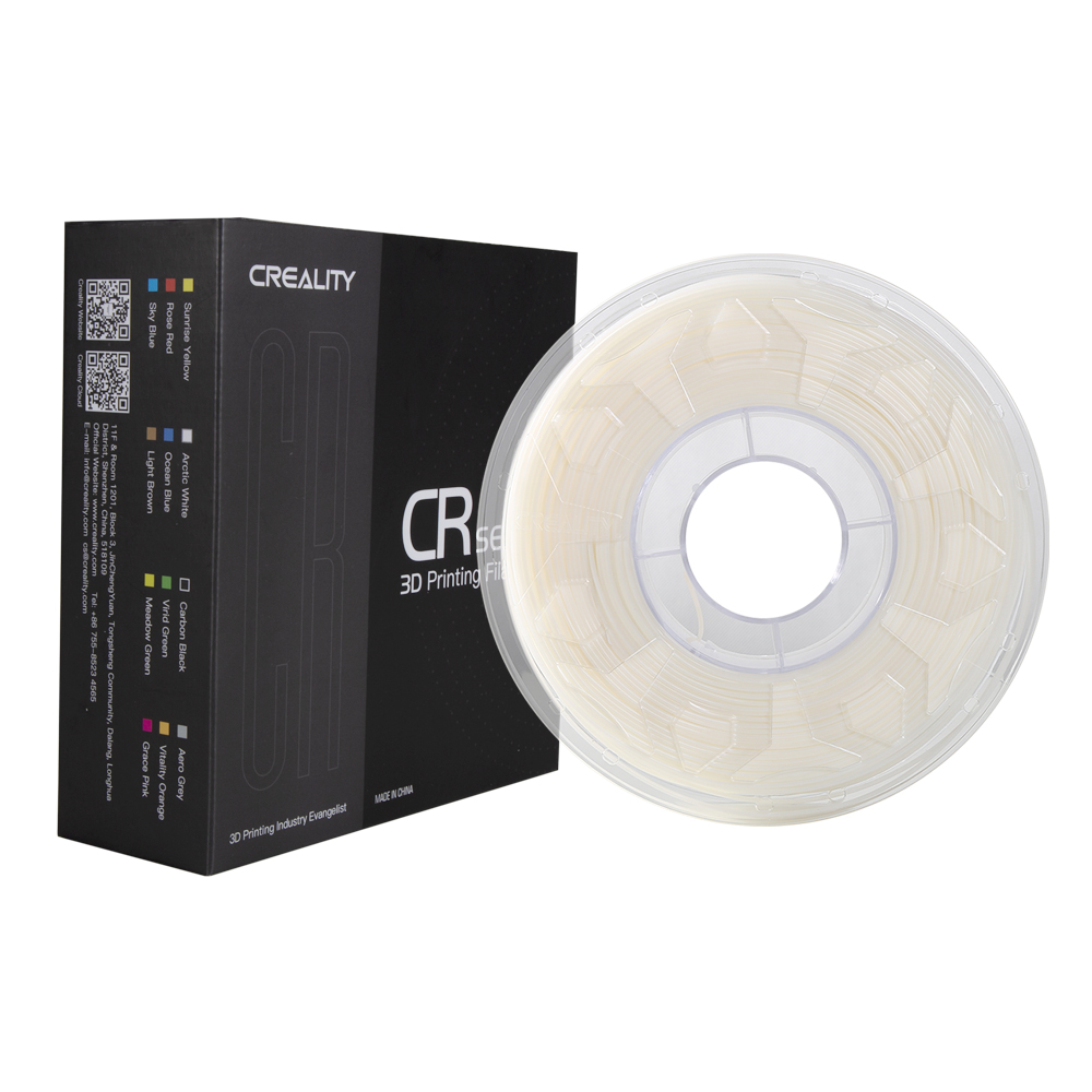 Creality CR-PLA Filament (пластик) для 3D прінтера CREALITY 1кг, 1.75мм, білий White (3301010060)