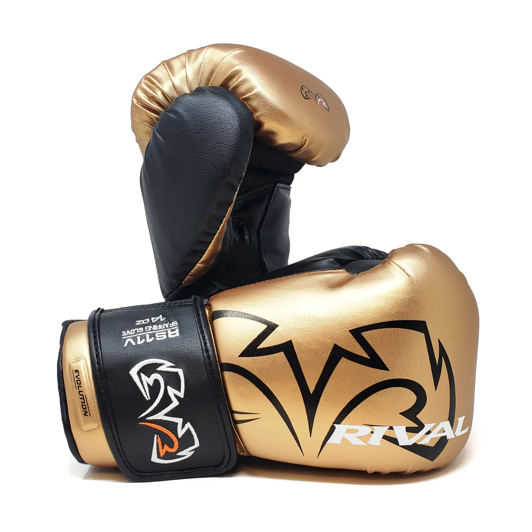 Боксерські рукавички RIVAL RS11V EVOLUTION SPARRING GLOVES Gold