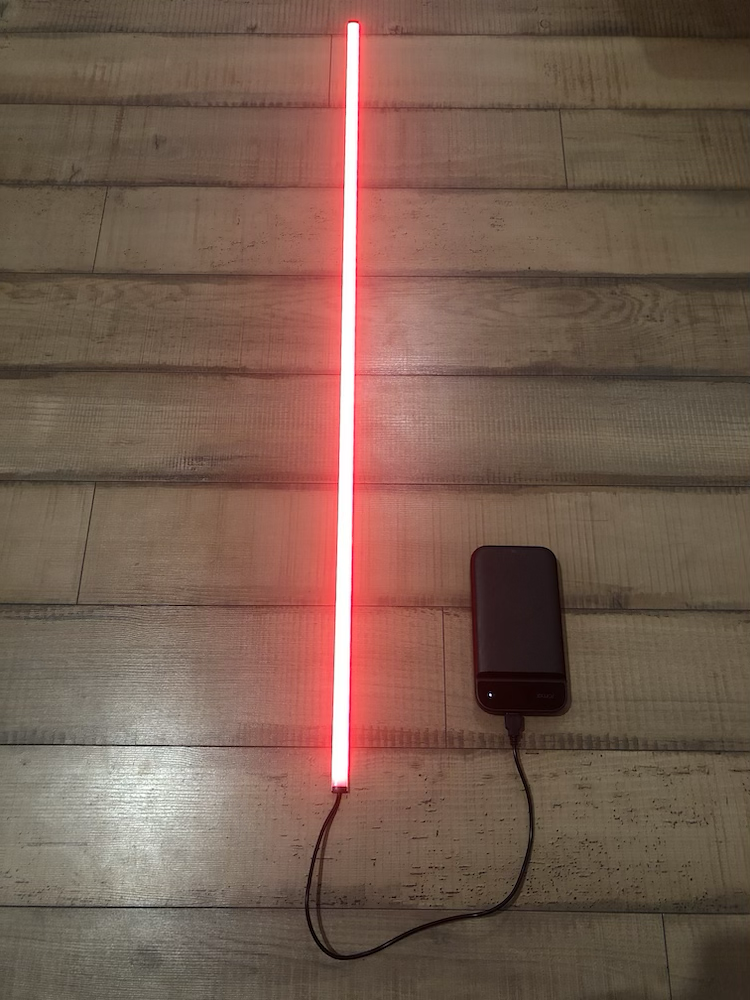 LED світильники USB, 5 вольт, 1 метр, червоний