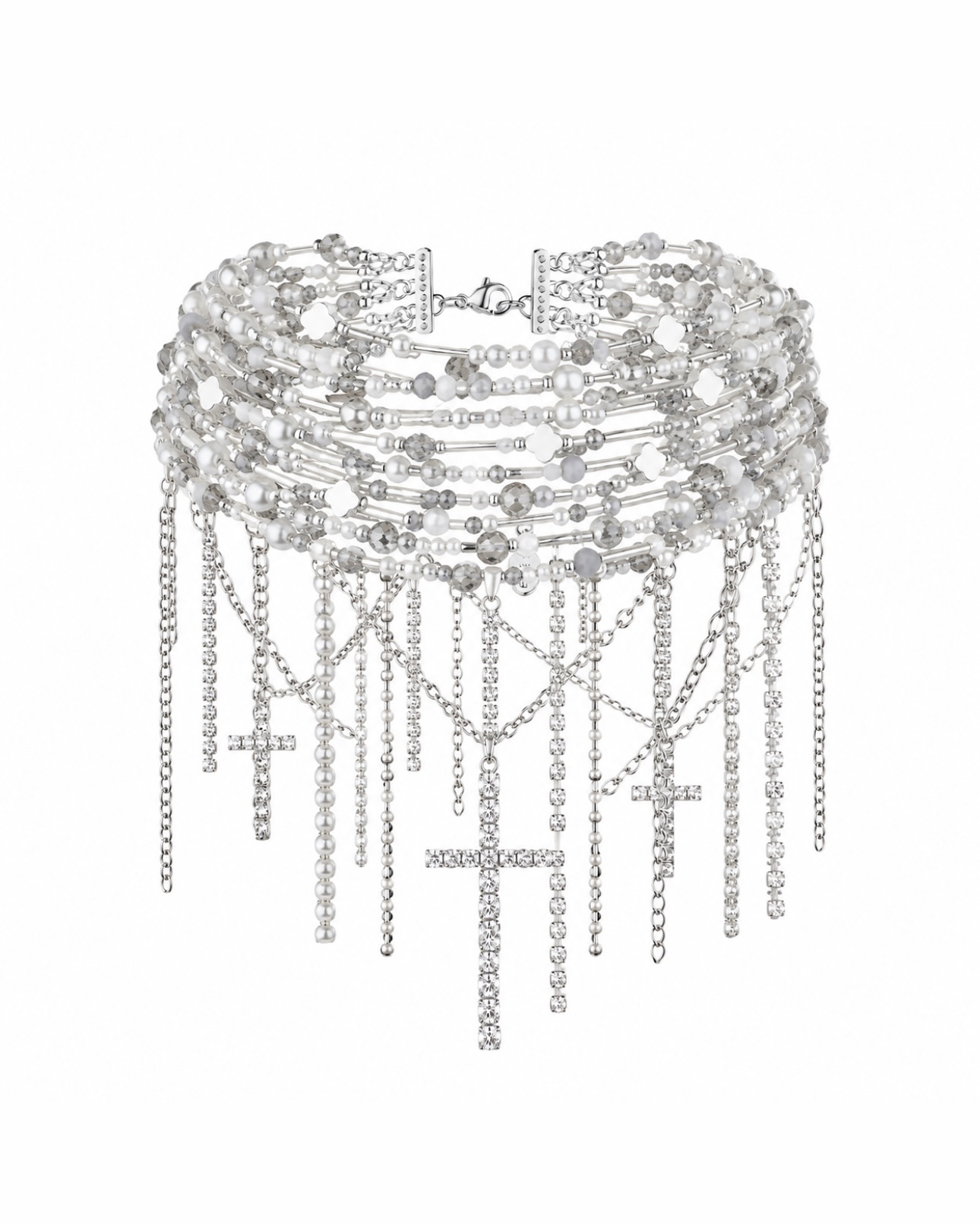 PAVUTYNA BRUT white necklace