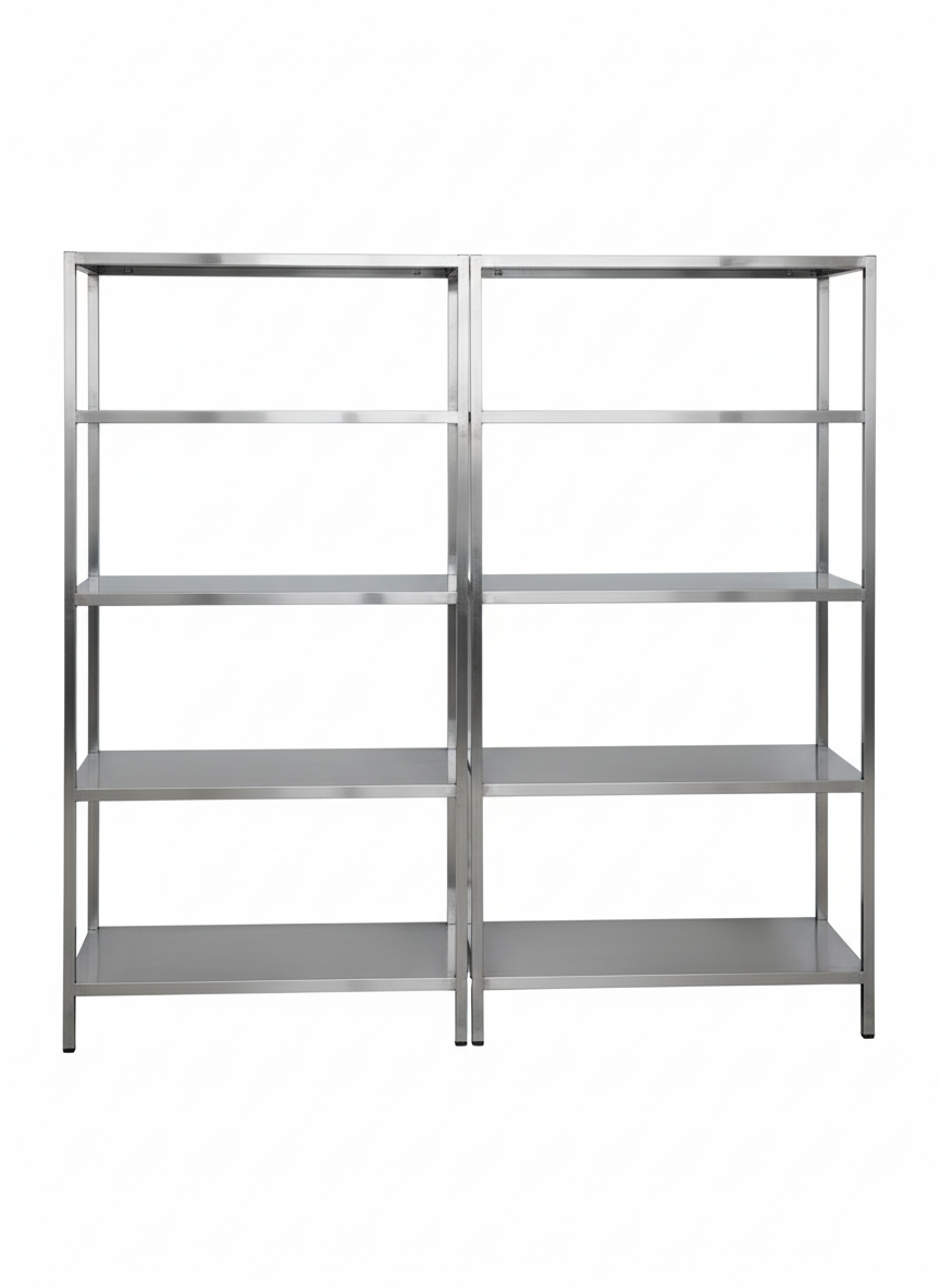 Стелаж виробничий з нержавіючої сталі 1000х600х1800