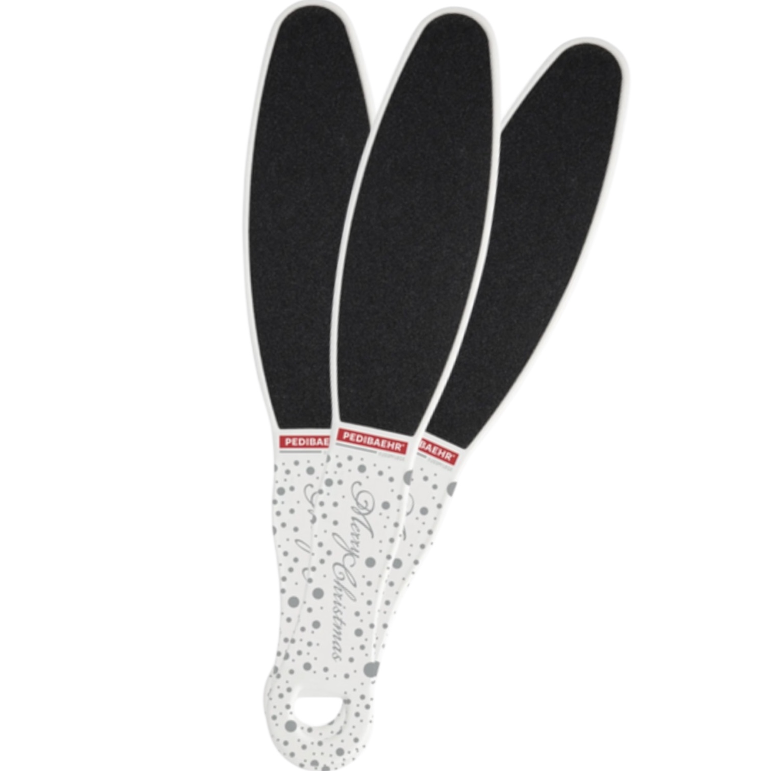 Подвійна пилка для ніг “Срібні намистини” BAEHR