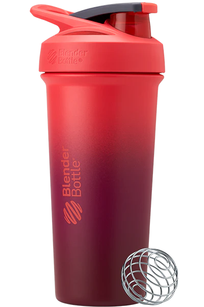 Strada Sleek Shaker Bottle, Sangria, 25 oz