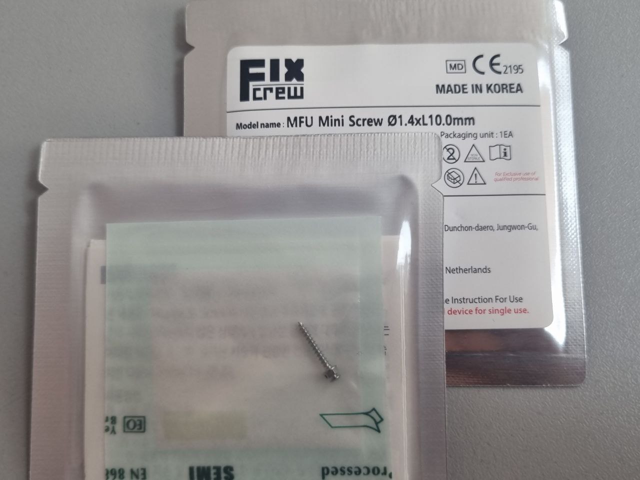 Мікроімплант ортодонтичний WBT MFU 1,4x10 мм