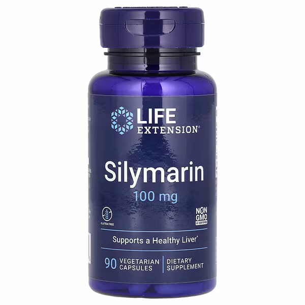 Life Extension, Silymarin, 100 mg, 90 Vegetarian Capsules