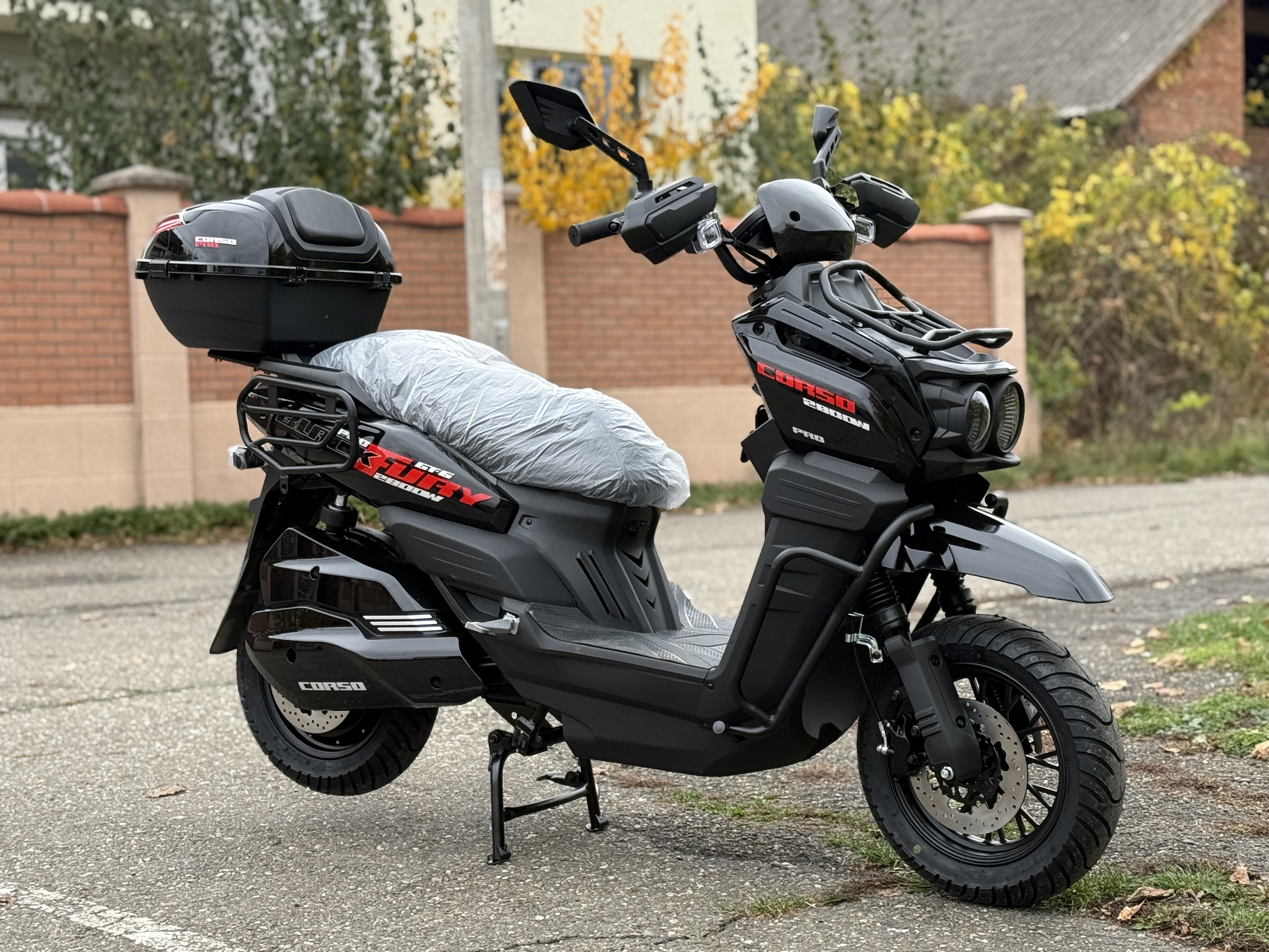 Електроскутерa Corso BlackFury 2800W 72V/42Ah (Lition) ⚡️