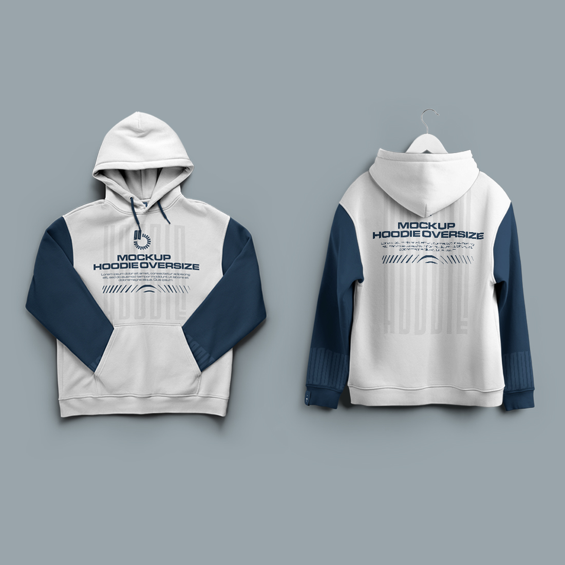 4 Mockups Unisex Oversize Hoodie