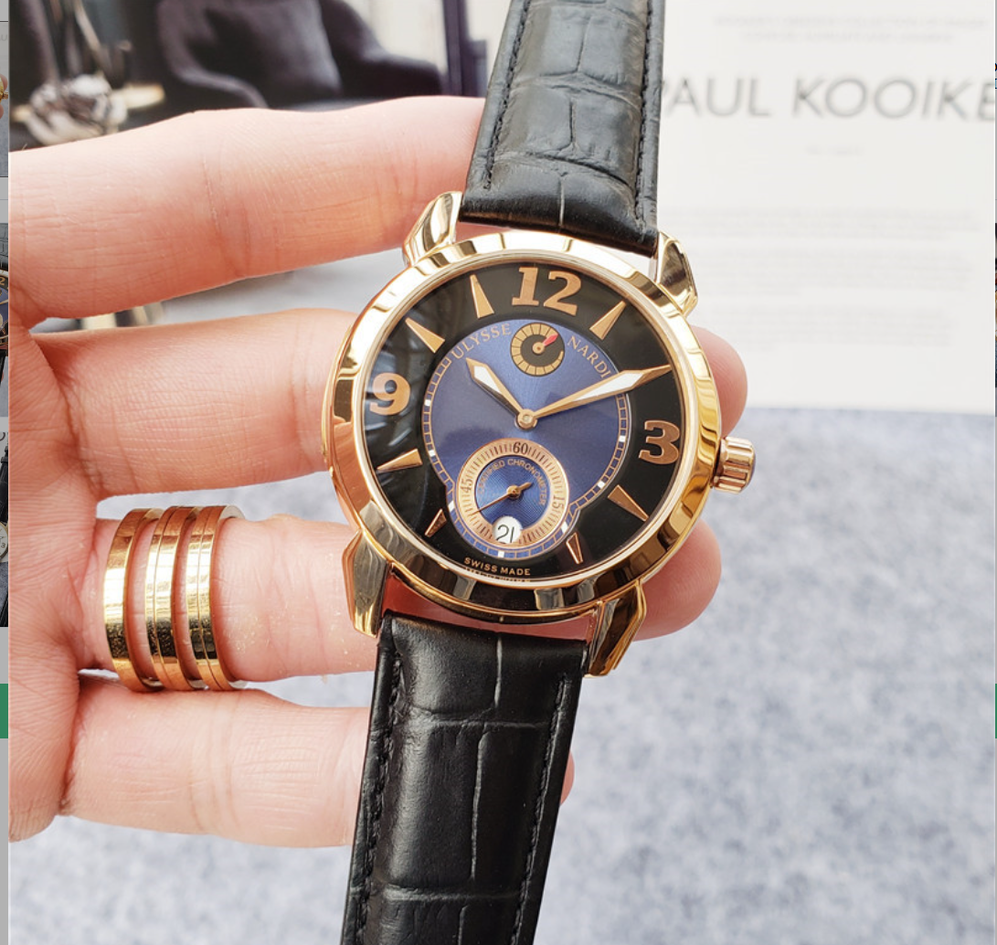 Ulysse Nardin Marine Wrist dial black gold