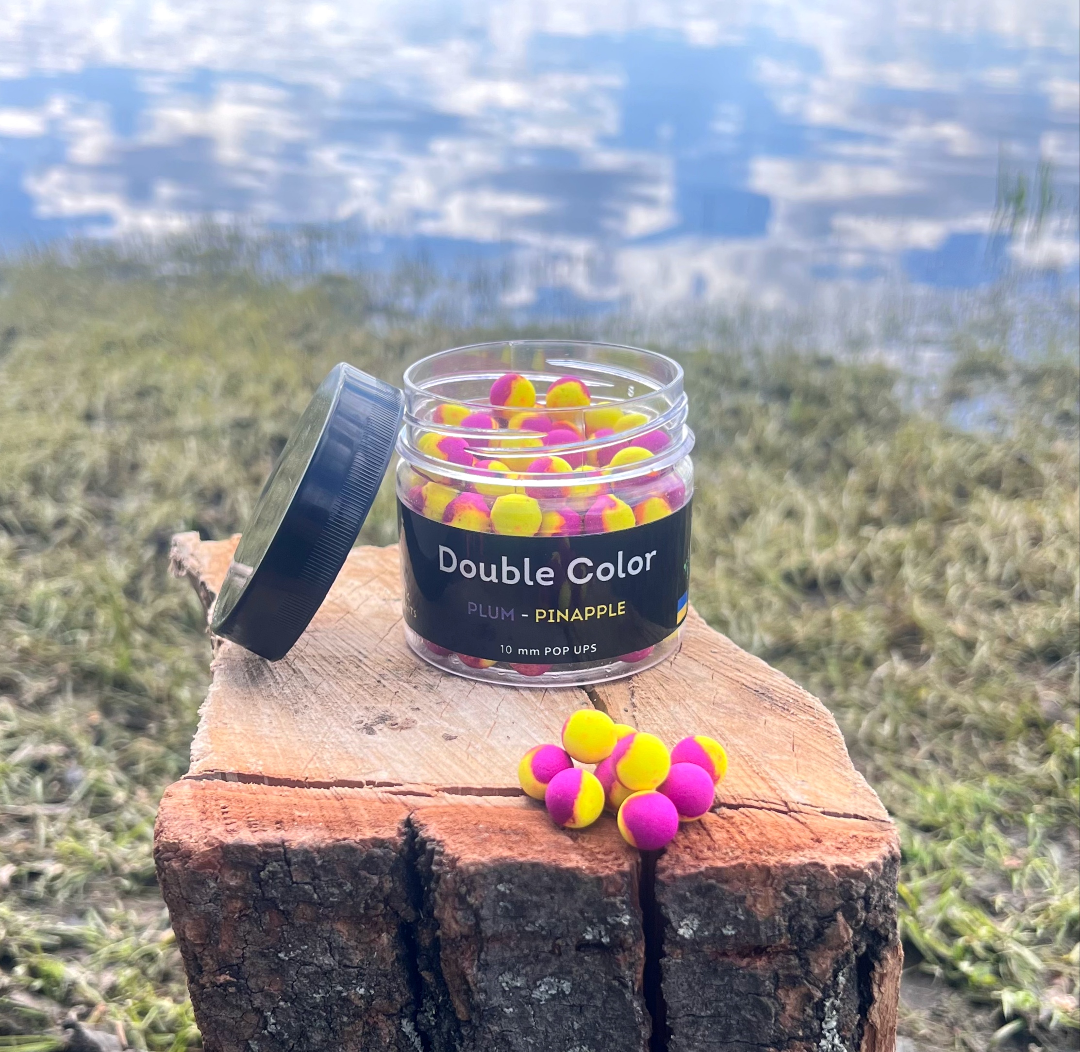 Плаваючі бойли Double Colour Plum-Pinapple 10мм.15мм.