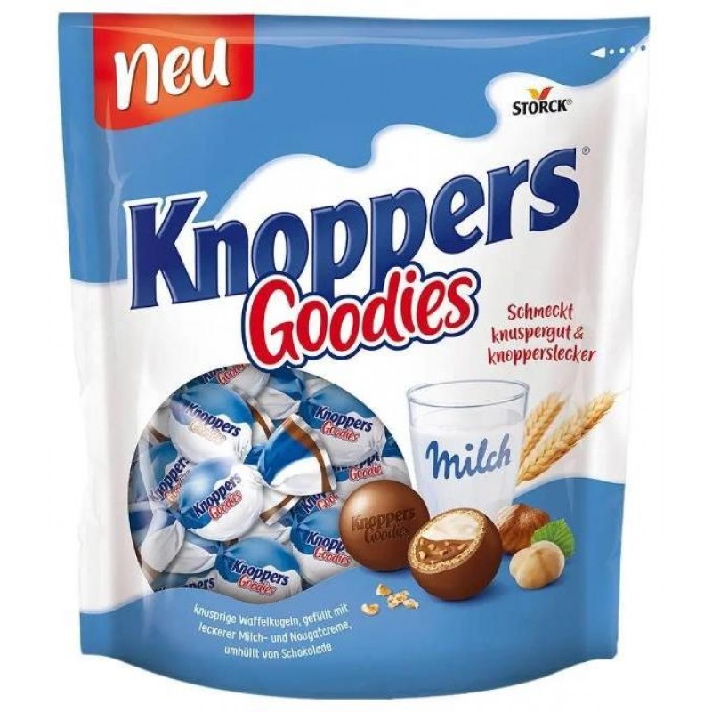 Цукерки Knoppers Goodies 180 г