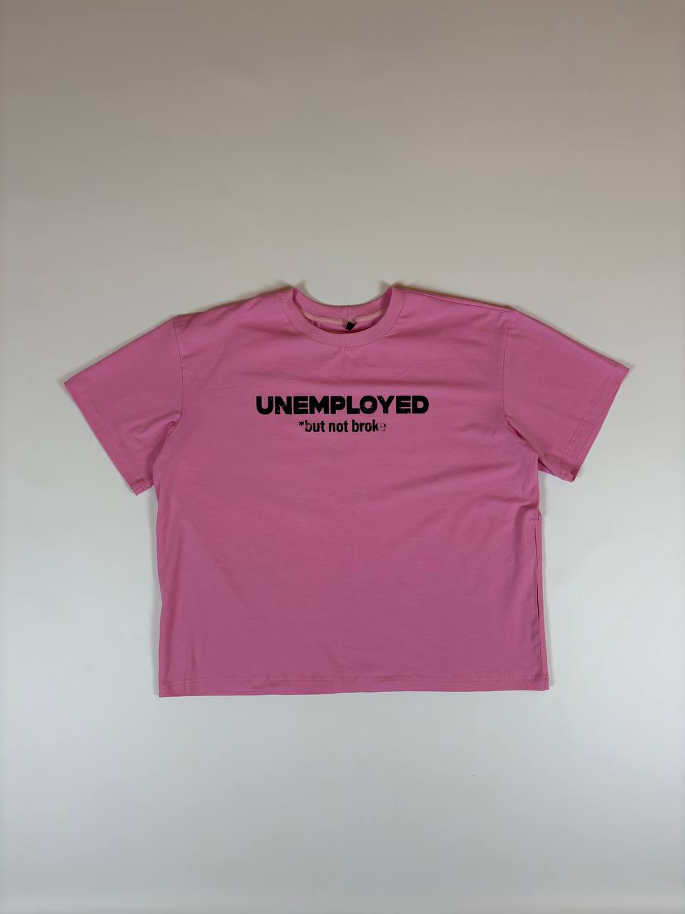 "A/Unemployed t shirt pink" футболка від Alex Cartel