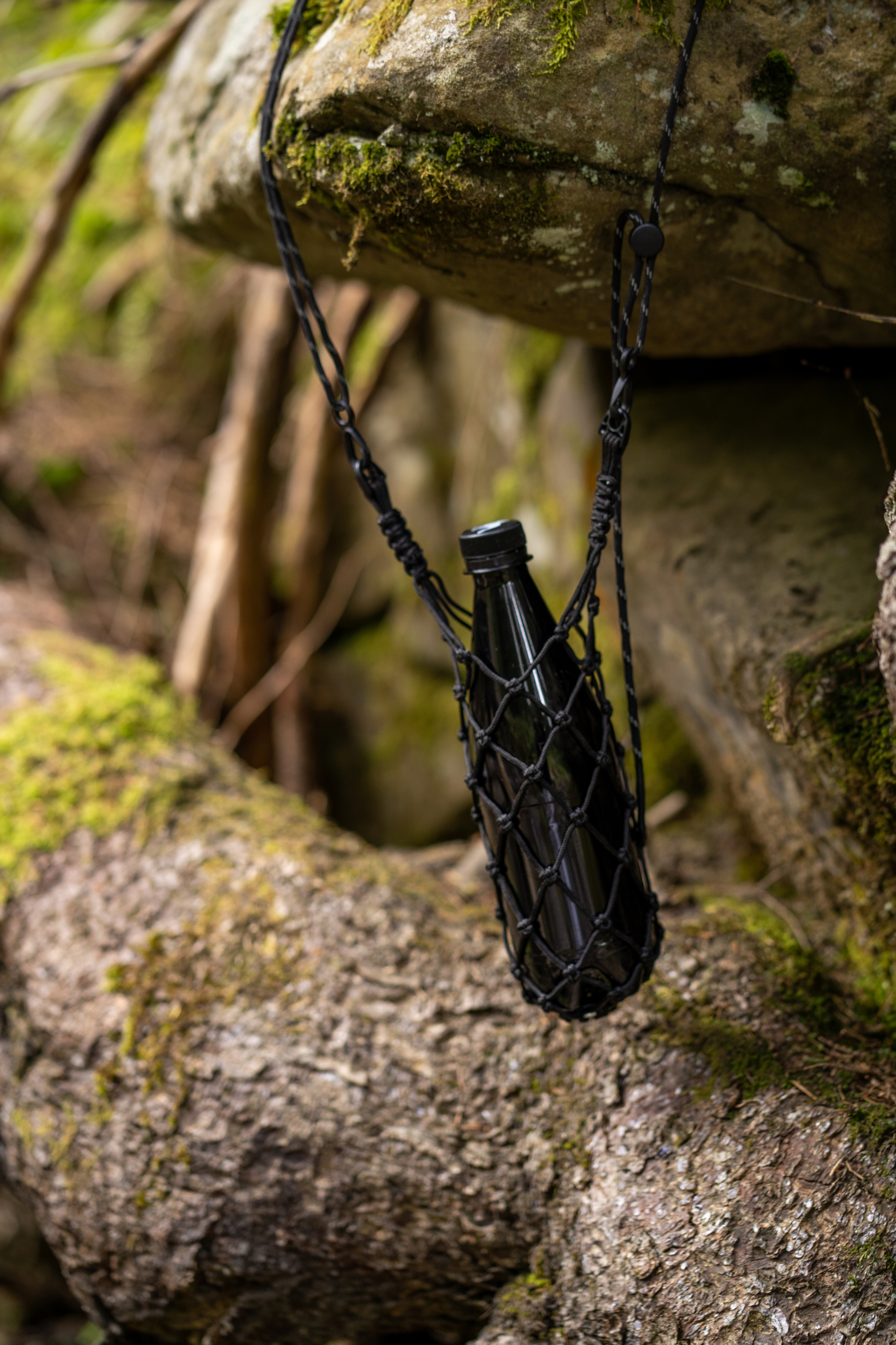 Cord Bottle Holder "Mini" Starry night
