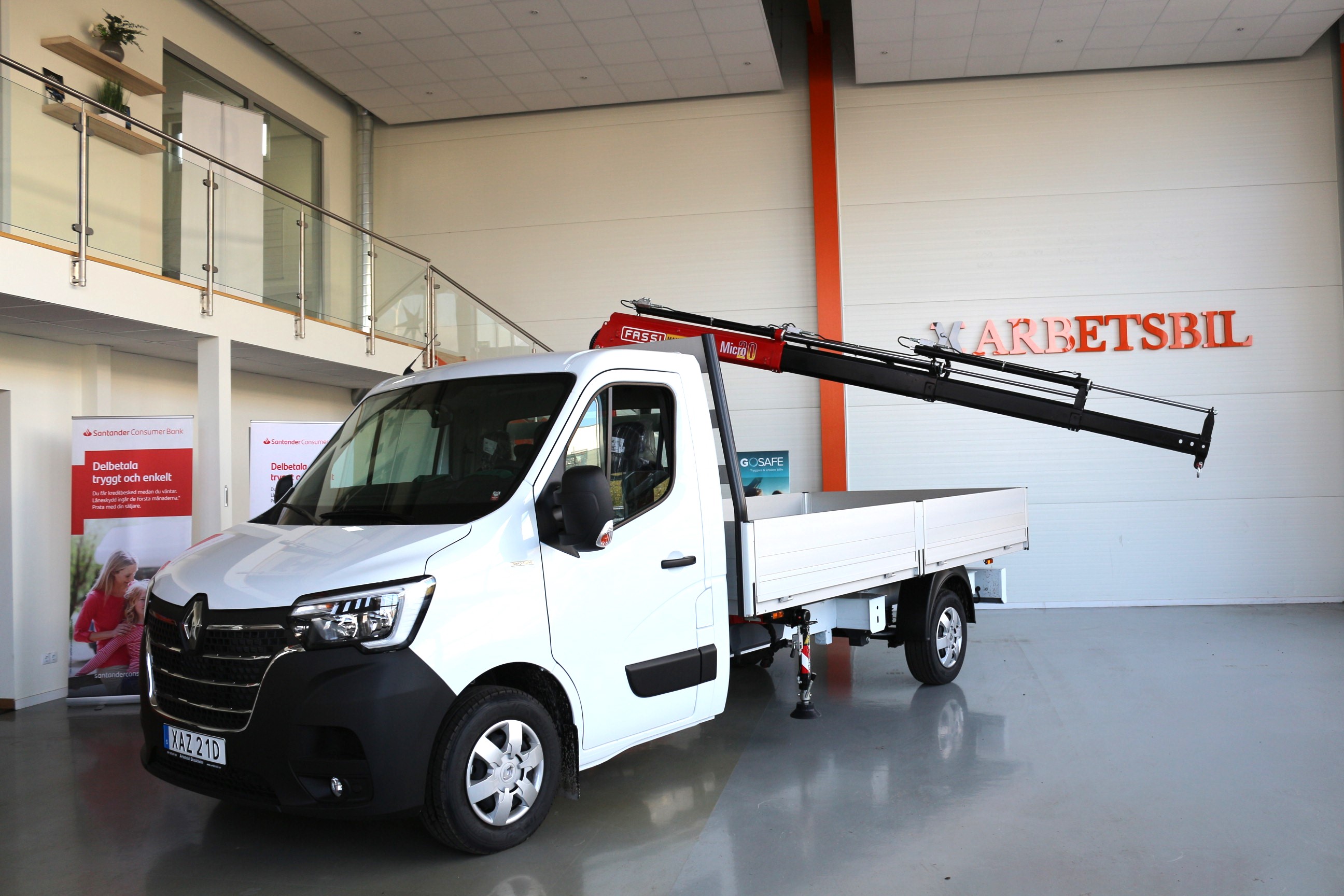 Renault Master Kranbil(995kg) 3.5 T 2.3 dCi RWD Euro 6 145hk