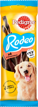 Ласощі для собак Педігрі (Pedigree Rodeo) для чищення зубів, 70 г