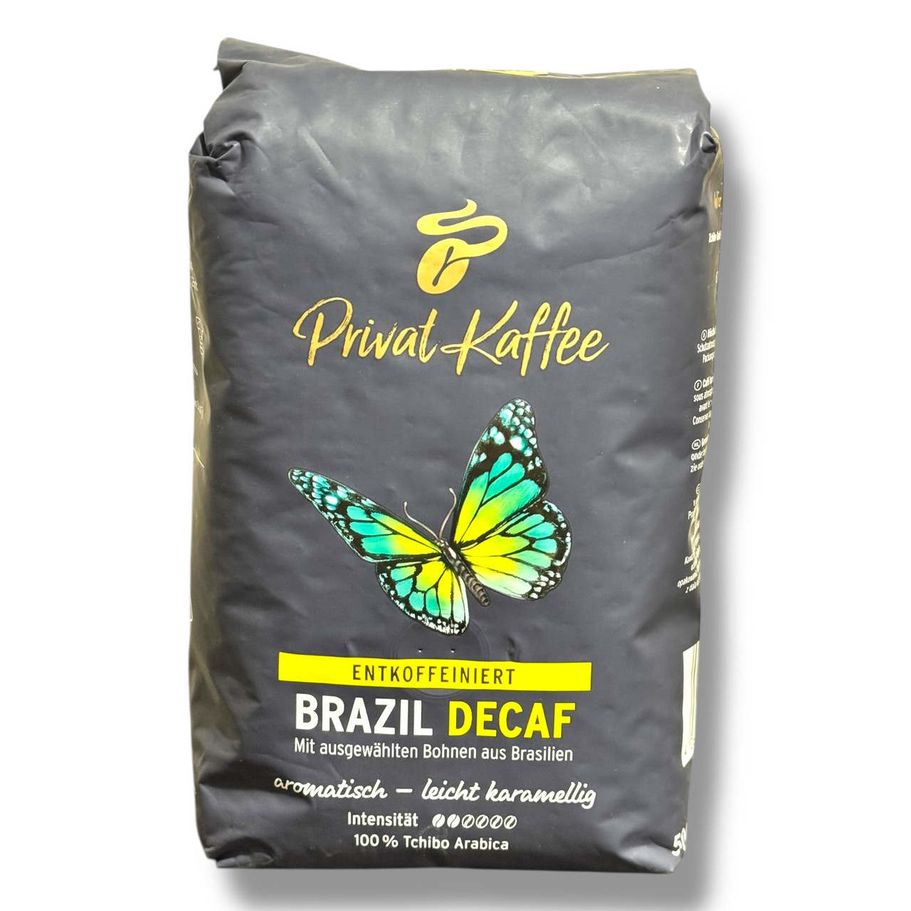 Кава в зернах Tchibo Privat Kaffee Brazil Decaf (Чібо Приват Кафе Бразил Декаф) 500 г