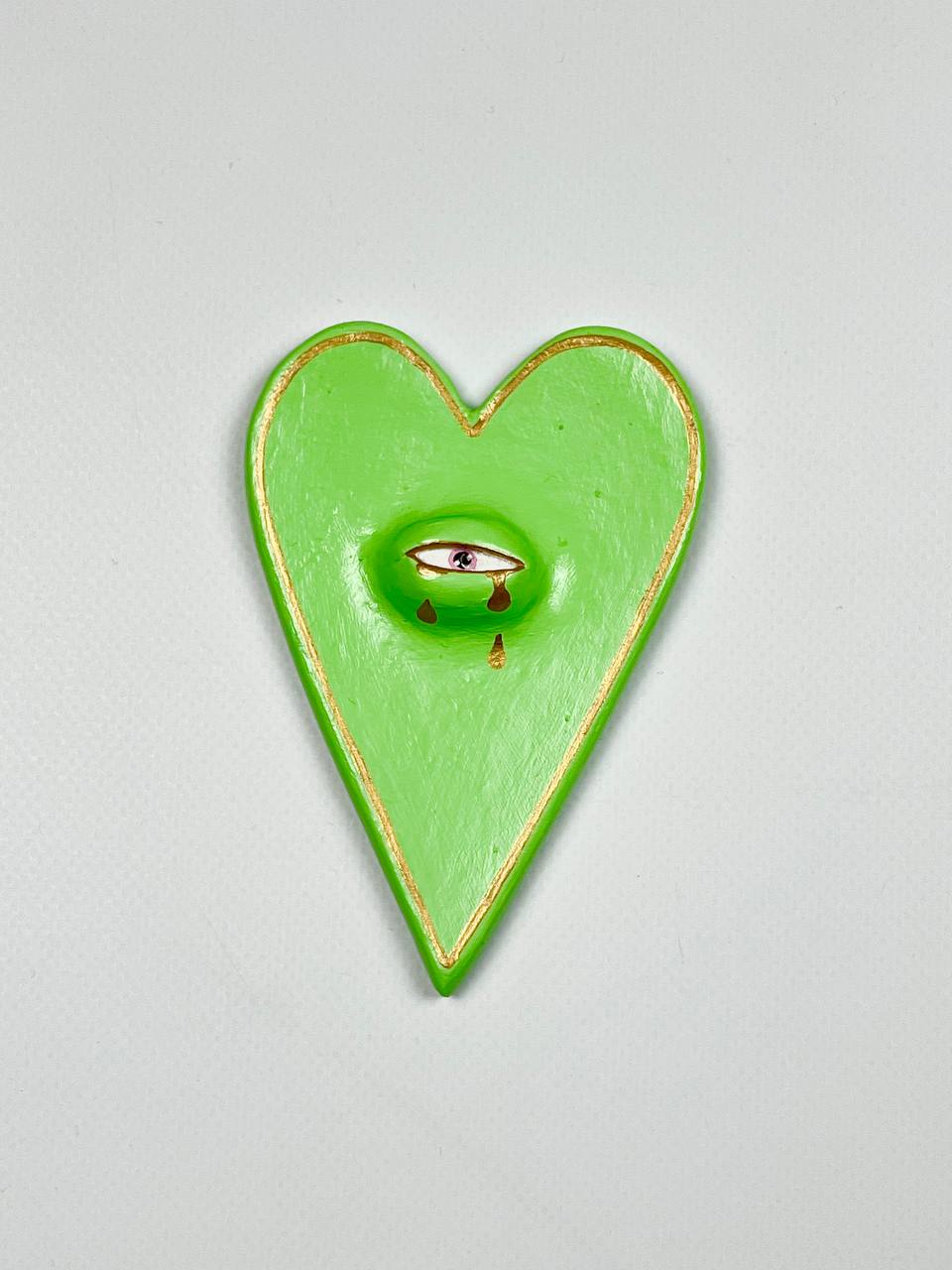 ОЧІ ПІД АРОМА ВЕЛИКІ СЕРЦЯ  kotiko_ceramic