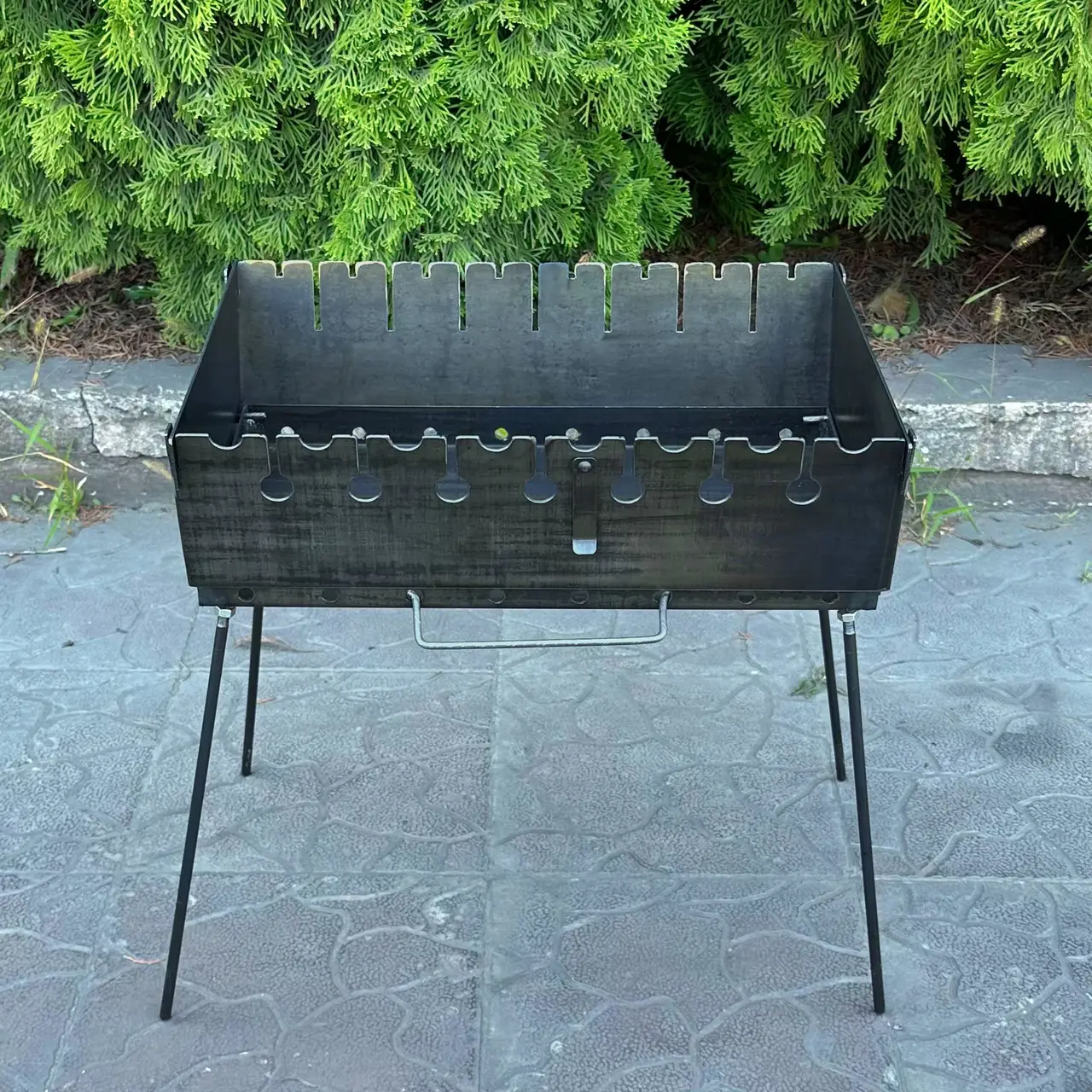 Мангал-валіза Пегас на 8 шампурів 2мм