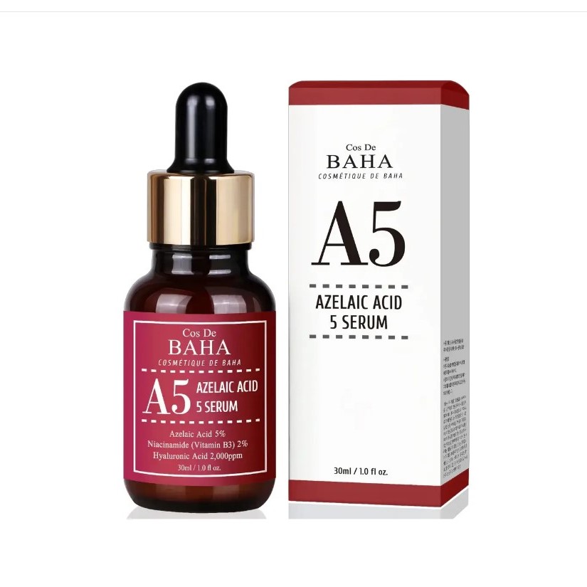 Сироватка для обличчя з азелаїновою кислотою 5% Cos De Baha A5 Azlaic Acid 5% Serum 30 мл