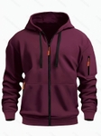 Men’s Stylish Zip Up Hoodie Casual Wear | Sports Hooded Cardigan Men