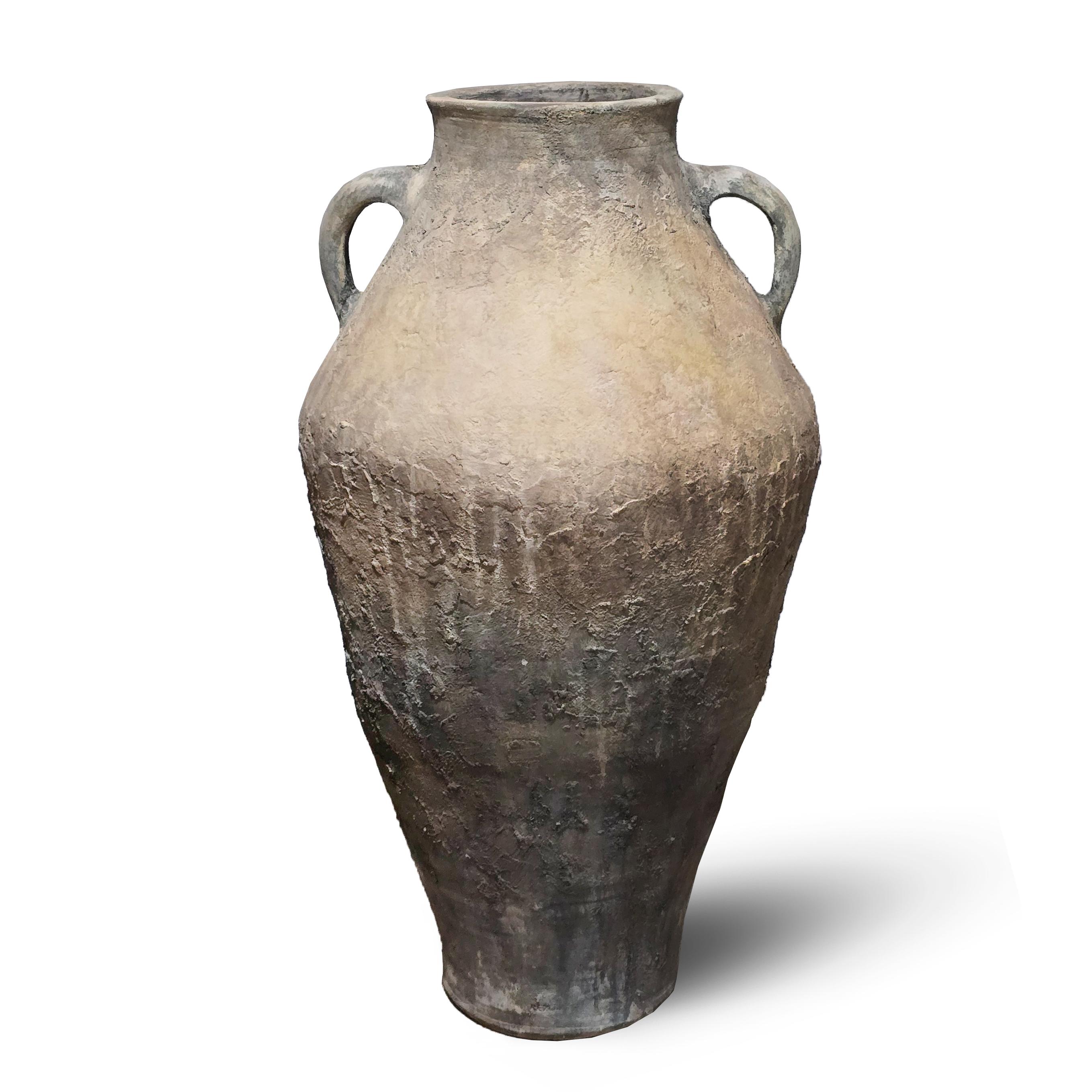 Ваза керамічна Гончарна Бежевий мат | 100 см