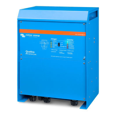 Гібридний інвертор Victron Energy Quatro 48/8000/110-100/100, 8 кВА/6,5 кВт, без МРРТ, 1 фаза