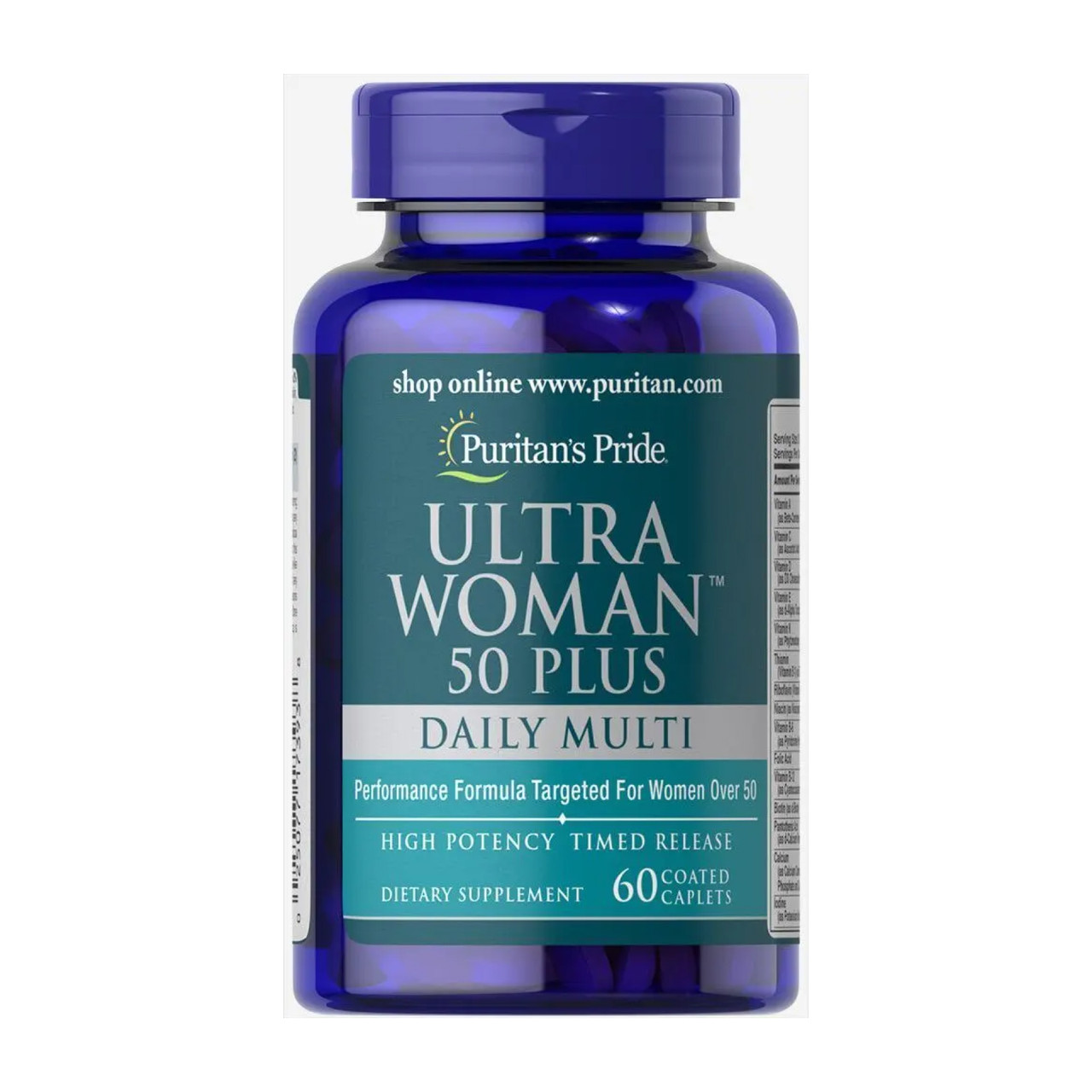Ultra Woman™ 50 Plus Multi-Vitamin with Zinc - 60 caps