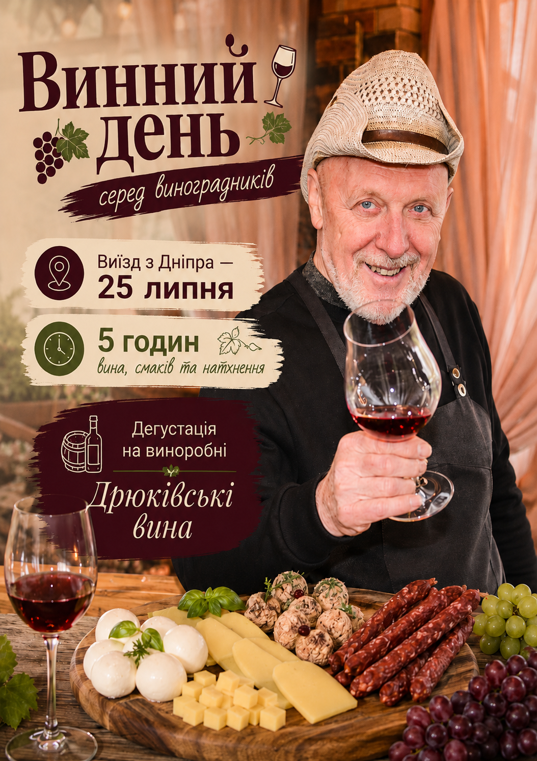 25.07 Особлива дегустація на виноробні